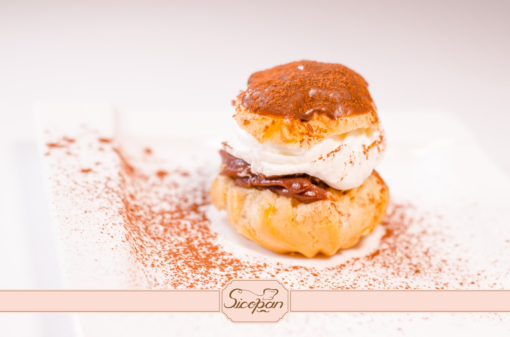 MiniChoux cu cremă de ciocolată - imagine 4